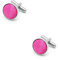 LABEL-CRAVATE Boutons de manchette fuchsia pour homme, « rose-fushia » finitions main