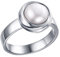 PAURO Damen 316l Edelstahl Titan Stahl Silber Mit Perle Versprechen Verlobung Und Hochzeit Ring FüR Liebhaber GrößE 57