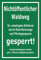 Melis-Folienwerkstatt Schild Nichtöffentlicher Waldweg - 30x20cm - 3mm Aluverbund – 20 VAR S00359-030-E