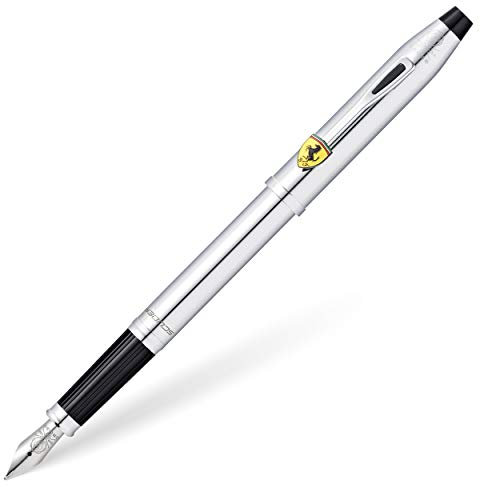 Cross Ferrari Century II Medium Nib Fountain Pen - Gloss Chrome