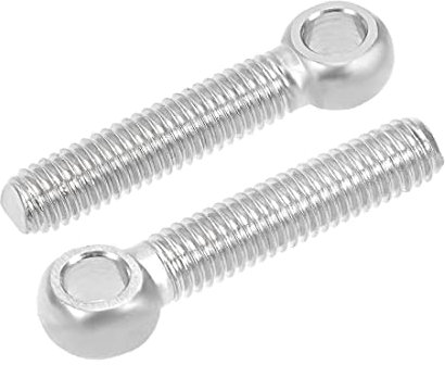 sourcing map 5 Stücke M5 x 25mm 304 Edelstahl Maschinen Schulter Linkes Auge Bolzen Rigg DE
