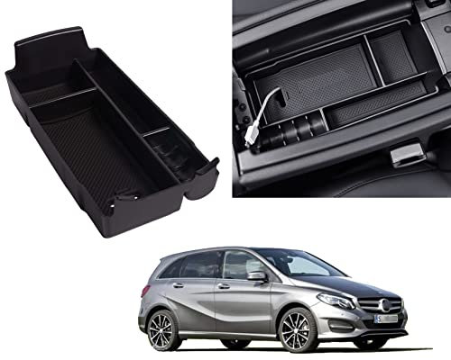Sekundär Aufbewahrungsbox Organizer Mittelkonsole Für Armlehne A-Klasse W177 V177 2018-2024 / B-Klasse W247 2019-2024 / GLA H247 SUV 2020-2024 / CLA C118 2020-2024/ GLB 2020-2024/EQA EQB 2022 - 2024