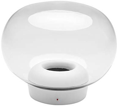 La Mariée – Lámpara de mesa de hierro y cristal, transparente, hecha a mano en Italia