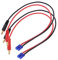 FLY RC Lipo Akku Premium Ladekabel mit EC2 Stecker Male Goldstecker auf 4mm Bananenstecker 16AWG Kabel