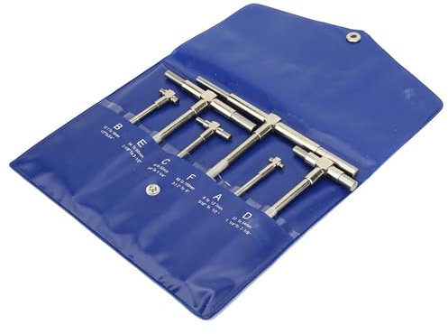 6 Stück/Set Teleskoplehre 8-150 mm Mikrometer-Messwerkzeuge mit einstellbarem Innendurchmesser