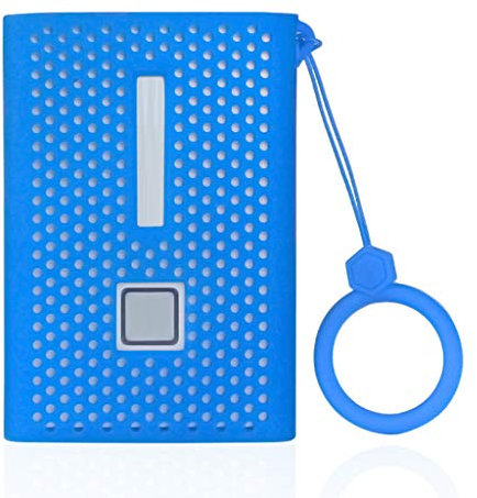 geneic Rutschfeste weiche Silikon-Schutzhülle mit Umhängeband für Samsung T7 Solid State Drive mobile Festplatte