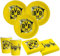 36 Teile BVB Borussia Dortmund Party Deko Set Fußball Party 8 Personen