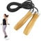 Leather Skipping Ropes Jump Rope Fitness,Speed Jump Rope for Fat Burning Exercises, Training, MMA, Boxing,& Weight Loss Adult, Men & Women Workout Equipment