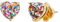 Kate Spade New York Glitter Heart Studs, Multi Glitter