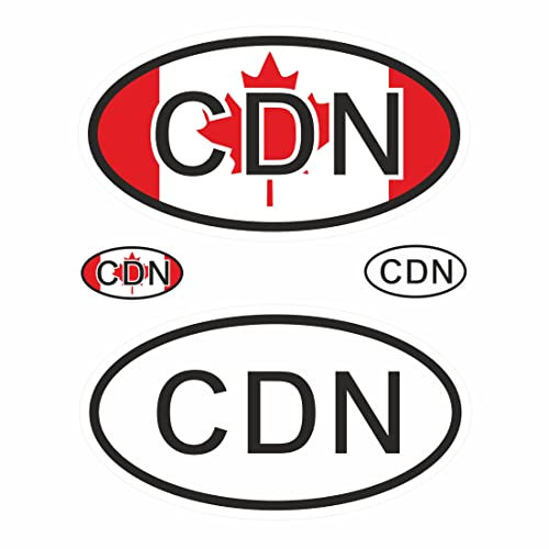 BIKE-label Länderkennzeichen Aufkleber 2D Kanada für Auto Motorrad Tür Camper Sticker X400023