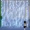 Tenda Luci Led 3x3 m, Tenda Luminosa Natale Esterno Impermeabilità IP44 Tenda Luminosa con 8 Modalità di Illuminazione per Natale, Feste, Compleanno, Matrimonio, Finestra, Camera da letto, Bianco