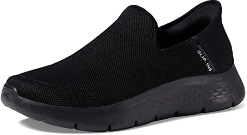 Skechers GO Walk Flex, Zapatillas Hombre, Black Textile, 42.5 EU