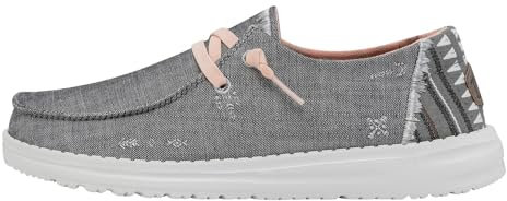 Hey Dude Damen Wendy Boho Moccasin, Grey, 42 EU