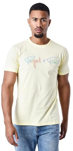 PROJECT X PARIS T-Shirt Color: AMARILLO 65% Cotton, 35% Polyester, für Herren, ideal für Alltag & Streetwear, mit Größe XS, Ref. T221010-YW2-XS