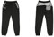 Spalding - Lange Hose ohne Draht - Sport- und Freizeithose - Grau Melange/Schwarz - Jogginghose - Hose 80% Baumwolle - Größe L