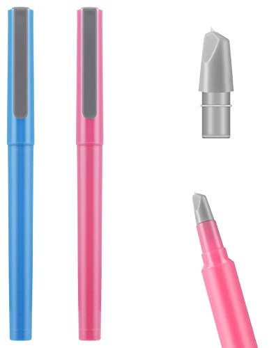 Lusofie 2 Pièces Stylo Coupe de Parchemin de Peinture Diamant Coupeur en Céramique Avec Des Lames en Céramique de Chapeau pour L'outil Parfait de Peinture de Diamant de Couverture de Coupe