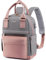 LOVEVOOK Sac à dos femme - Petit sac à dos étanche 2 en 1 - Sac à main avec port de chargement USB - Mini sac à dos - Élégant pour loisirs, école, voyages, travail - Rose