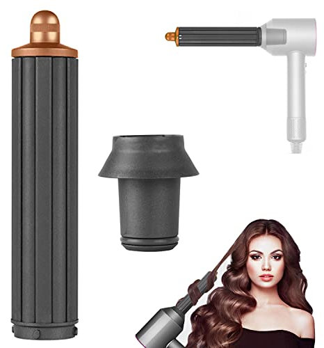 2 Stück Lockenstab Langhaar für Dyson Set, 2 in 1 für Dyson Aufsätze Föhn Zubehör, für Fön Dyson, 40 mm Aufsätze Lang für Dyson Long Aufsätze