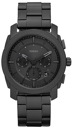 Fossil Men Analog Quartz Watch with Stainless Steel Strap FS6015