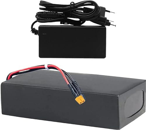 24V/36V/48V 8Ah/10Ah/12Ah/15Ah/20AH Batterie Lithium ION Rechargeable Étanche Batterie pour Électrique 200W 350W 500W 750W 800W 1000W Batterie Haute Puissance 48V 20AH,XT60