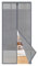 Sekey Zanzariera Magnetica Porta Protezione della Privacy, 100x210 cm, Tenda Magnetica Zanzariera Porta per Balcone, Non Serve Forare, Grigio