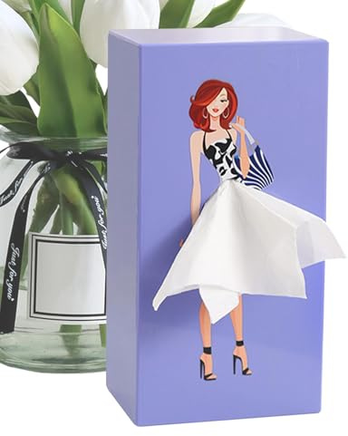 Classy Girl Fliegender Rock Taschentuchbox | Lustige Tissue Box Cover Für Schlafzimmer, Arbeitszimmer, Badezimmer