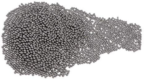 1BL/450g Stainless Steel Tumbler Media Shot Bead Round Ball Shape 5mm Silvery