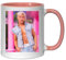 Kenergy Tasse à thé et café en céramique Rose