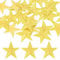 PATIKIL 30mm Iron on Patches for Clothes, 30Pcs Star Patch Hot Melt Adhesive Sew Embroidered Appliques for Clothing Decoration Backpack Jean Hat, Light Yellow