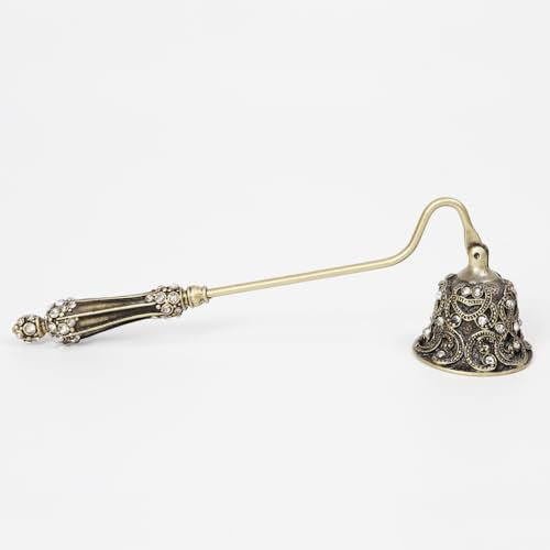 thewense Éteignoir à bougie vintage avec longue poignée, éteindre, en métal antique, éteindre, comme cadeau pour la décoration de la maison