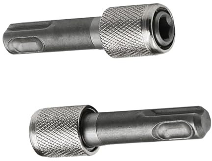 2 Stück SDS Plus Adapter Bohrfutter,Bithalter,Adapter Schaft,Verlängerung, Spannfutter Ersatzteile,Erdbohrer Bohrerhalter Adapterzubehör,Bohrfutteradapter,für Impact Drill Hammer,Sechskant Rundschaft
