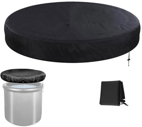 Hayaww 80 cm Couverture De Bain De Glace pour Baignoire Froide couverture de plongée à froid en tissu non tissé Oxford couverture de baignoire de glace maintient baignoire glace propre couverture (B)