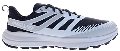 INOV8 Men's Trailfly Zero - Zero Drop Trail Running Shoes - Black/White - 8