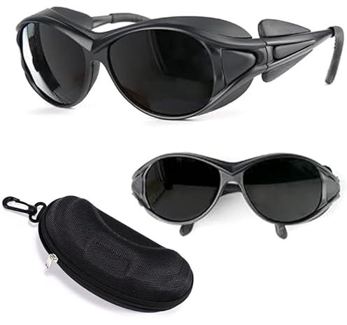 Solarium Glasses, UV Safety Glasses, Red Light Lamp, IPL 200-2000 nm Laser Safety Glasses for Red Light Therapy, IPL Hair Removal, Laser, Cosmetology, Solarium, Premium LED