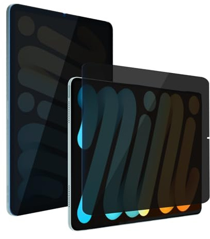ZQCFKJ 10.9 11 360°Matte Privacy Filter [4-Way Privacy] for iPad 10.9-inch (2022 Release,10th Gen) and iPad 11-inch A16 (2025 Release,11th Generation) Screen Protector for Anti-Spy Blue Light Glare