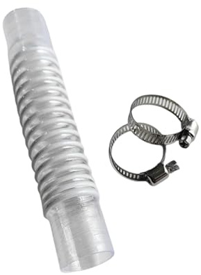 Manguera de drenaje de aire acondicionado con conector recto para extensión sin conductos, drenaje de calor, conector extensor HVAC