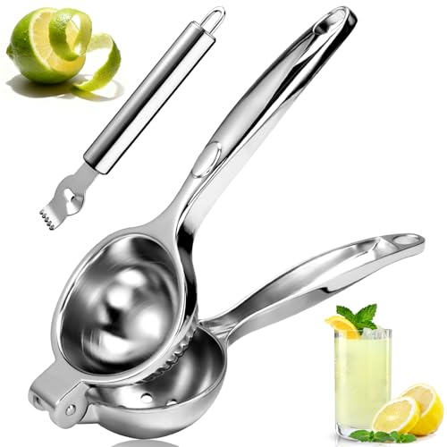 VINATO Spremiagrumi Manuale, Spremi Agrumi Acciaio Spremi Limone Manuale Spremiagrumi Limone Lime Manuale Spremi Melograno per Bar e Cucina, Spremiagrumi per Cucina, Bar, Ristorante, 7 cm