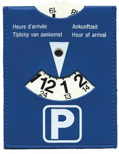 Generico Disque Horaire Bleu Carton Voiture Stationnement Parkimètre Machine Heure PVC