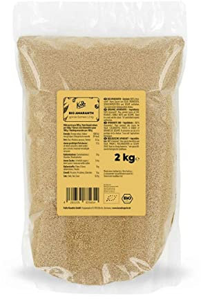 KoRo - Bio Amaranth 2 kg - Samen aus kontrolliert biologischem Anbau in der Vorteilspackung - Alternative zu Getreide