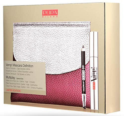Pupa Vamp! Mascara Definition & Multiplay 09 schwarz und Clutch