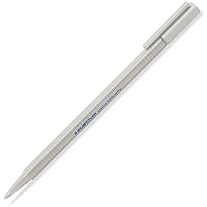 Staedtler Textmarker triplus Highlighter, ergonomische Dreikantform, Hohe Qualität Made in Germany, Linienbreite 1 - 4 mm, Set mit 10 Stück, Vintage-Farbe Hellgrau, 362 C-820