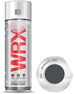 WRX 3 X Spray Paint 400 ml - Anthracite Grey 7016 - Ral 7016 Multi-Purpose, Ozone Friendly