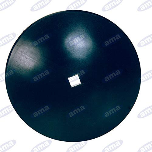 Glatte Scheibe Ø 610 mm mit 41 mm Vierkantloch und 6 mm Dicke