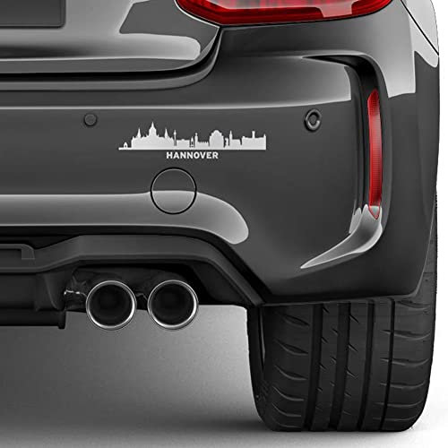 Auto-Dress Stadt Hannover, Heck-Auto-Aufkleber 20x5cm (Farbwunsch)