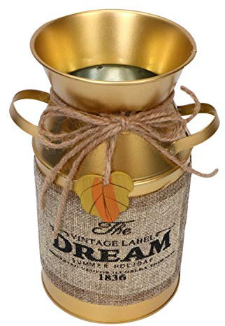 BESPORTBLE Flower Buckets Florist Gold Vase Home Vase Flower Holer Creative Letters Printing Design