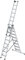 Stufen-Mehrzweckl. Alu.Stufen 3x8 gerif.Arbeits-H.b.ca.6900mm Traversenbr.1200mm