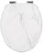 WOLTU Wooden Toilet Seat, Soft Close WC Seat with Strong Hinge Ideal for Standard Toilet Granite