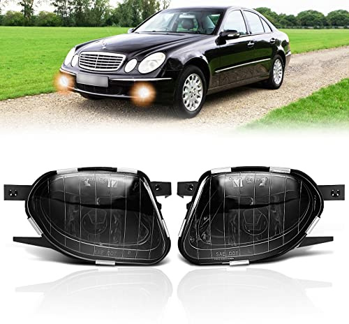 TangMiGe Nebelscheinwerfer kompatibel mit Mercedes Benz E Class (W211/S211) 03/2002-05/2004, Sprinter (906) 06/2006-12/2006(standard item), Sprinter (906) 01/2007-08/2013, 1 Paar, Schwarz Smoke