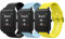 MoKo 3 Pack Correas Compatible con Amazfit Active/Active 2/GTS/GTS 2/2 Mini/2e/3/4/4 Mini/Bip 3/3 Pro/Bip U/U Pro/Lite/GTR Mini/42mm, 20mm Pulsera Deportiva de Silicona Suave para Mujer Hombre, N+AC+A