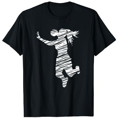 Handball Spieler Designs für Frauen und Handball Fans T-Shirt